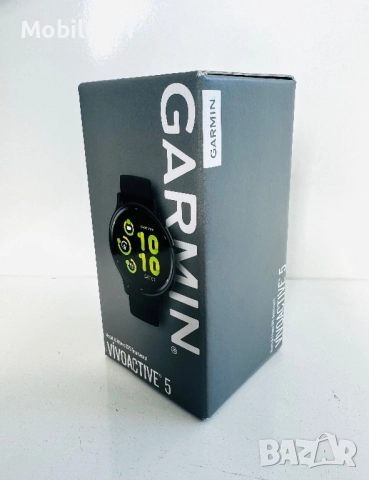 НОВ! Garmin Vivoactive 5 Black ГАРАНЦИЯ!, снимка 3 - Смарт гривни - 52858457