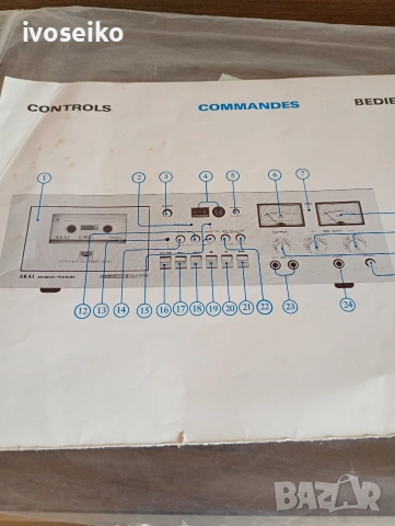 Akai GXC -710D AKAI AA-910, снимка 14 - Ресийвъри, усилватели, смесителни пултове - 54150740