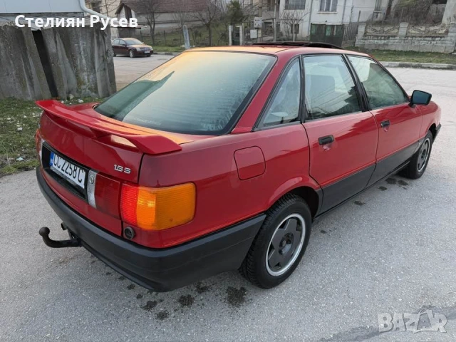  audi 80 газ / бензин 1.8 90 коня - цена 920 евро НЯМА РЪЖДА ОТДОЛУ - колата e регистрация на 05,03,, снимка 6 - Автомобили и джипове - 53611895