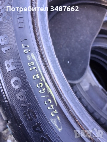 18 цола спорт пакет 275 35 и 245 40 18 КОНТИНЕНТАЛ 4броя летни , снимка 5 - Гуми и джанти - 53442225
