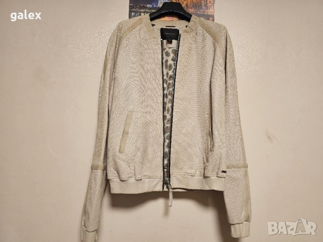 Кожен бомбер Maison Scoch, снимка 2 - Якета - 52189473