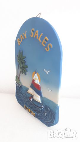 Декоративна плочка за окачване "Bay Sales", Florida, снимка 4 - Декорация за дома - 45083621