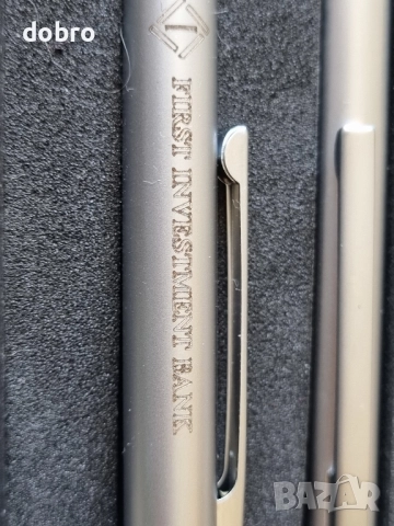 редки метални химикалки пентаграфирани на първа инвестиционна банка , снимка 4 - Други ценни предмети - 52220336