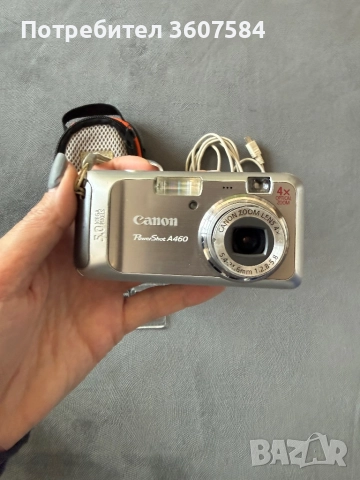 Цифров фотоапарат Canon PowerShot A460, снимка 2 - Фотоапарати - 52774059