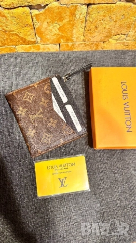 визитници от естествена кожа в кутия louis vuitton , снимка 3 - Портфейли, портмонета - 51853598