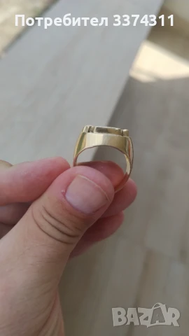 Уникален масивен златен пръстен Св арх Михаил,Св Георги, снимка 4 - Пръстени - 50862187