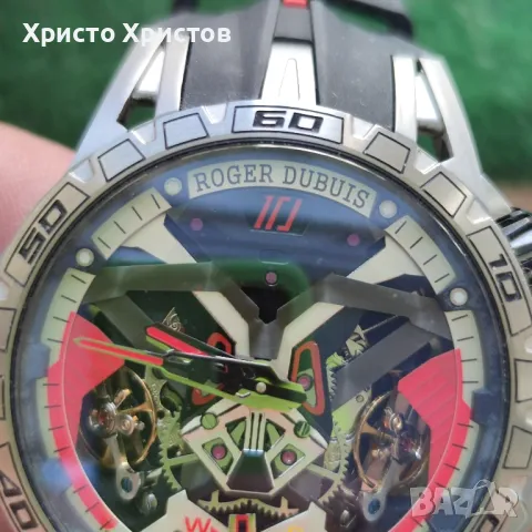 Мъжки луксозен часовник ROGER DUBUIS HORLOGER GENEVOIS POINCON DE GENEVE, снимка 2 - Мъжки - 46862572