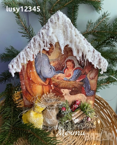 🌺Настолна къщичка-В очакване на Рождество!