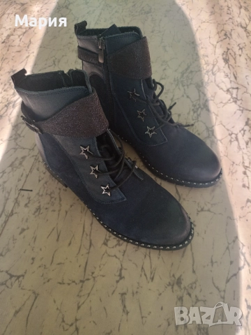 Дамски боти ест.кожа 39н