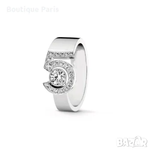 Chanel 5 оригинален пръстен, снимка 2 - Пръстени - 50077408