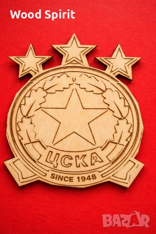 Дървена табела ЦСКА 