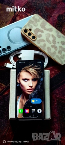 SAMSUNG GALAXY A15 5G-Още със лепенките по лайсните.Давам 2бр.твърди кейса 