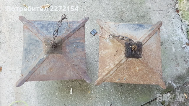 Уличен фенер 2 бр, снимка 2 - Антикварни и старинни предмети - 51306836