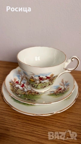 Троен сет за чай Regency -2 броя, снимка 4 - Сервизи - 54011056