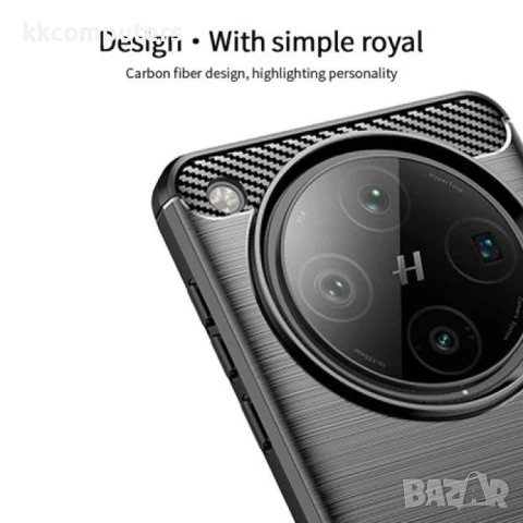 Oppo Find X8 Pro 5G Удароустойчив MOFI Carbon Fiber Калъф и Протектор, снимка 6 - Калъфи, кейсове - 51196956