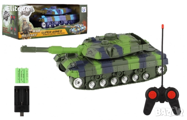 Радиоуправляем танк със звук и светлина, снимка 9 - Други - 52744951