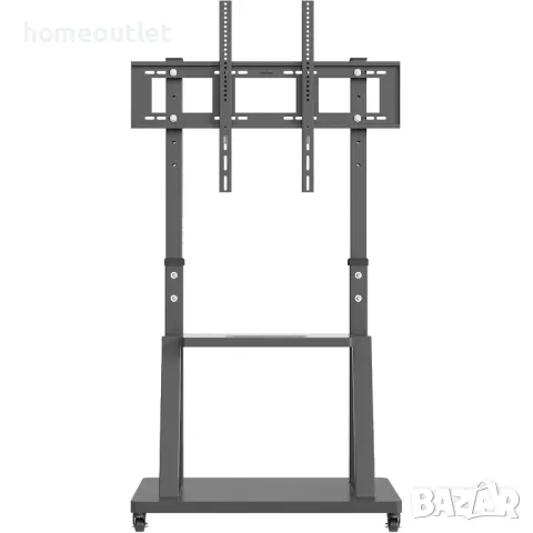 ПРОМОЦИЯ Мобилна стойка за телевизор с рафтове за съхранение на 2 нива UNHO U-990A, снимка 2 - Стойки, 3D очила, аксесоари - 50190717