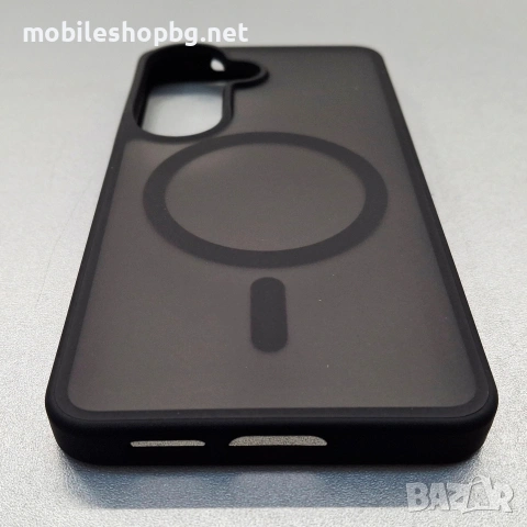 Samsung Galaxy S26 гръб MagSafe черен мат полупрозрачен , снимка 5 - Калъфи, кейсове - 53691654