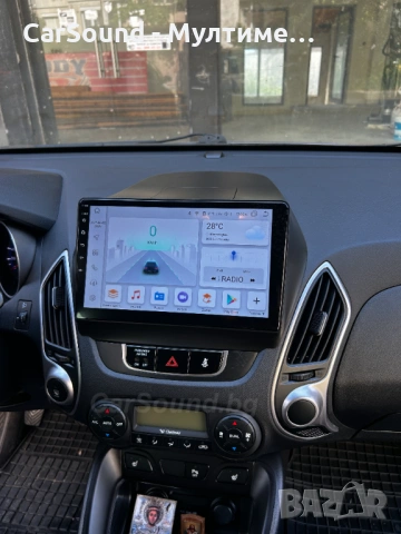 Hyundai Tucson IX35 - 10.1" Android 15 Мултимедия Тускон их35 Навигация Андроид, снимка 2 - Аксесоари и консумативи - 49349930