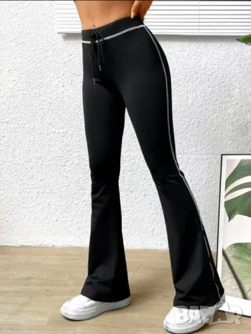 SHEIN Дамски панталон с широк крачол-размер S, снимка 1