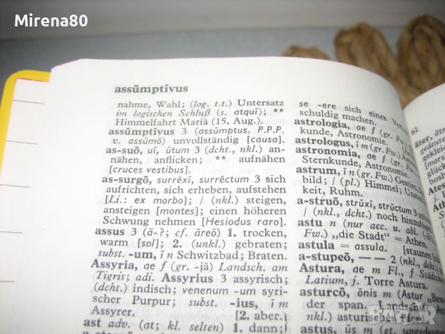 Немско-латински и латинско-немски джобен речник - НОВ !, снимка 6 - Чуждоезиково обучение, речници - 46281536