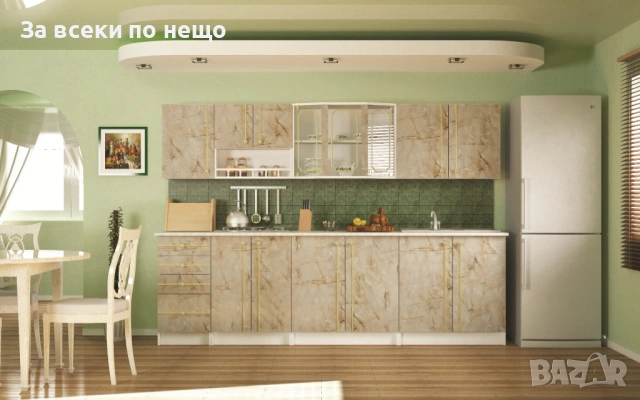 Кухненски шкаф ALINA КУТ НИЗ 80(90)Н 1ДВ тъмен мрамор Код P1947, снимка 2 - Шкафове - 53925702