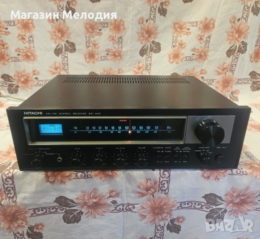 Ресивър Hitachi SR-302 В отлично техническо и визуално състояние., снимка 2 - Ресийвъри, усилватели, смесителни пултове - 52361172