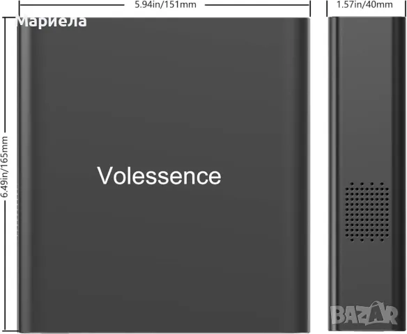 Преносимо зарядно устройство за лаптоп с изход за променлив ток / Volessence 27000mAh 130W, снимка 4 - Друга електроника - 47865495