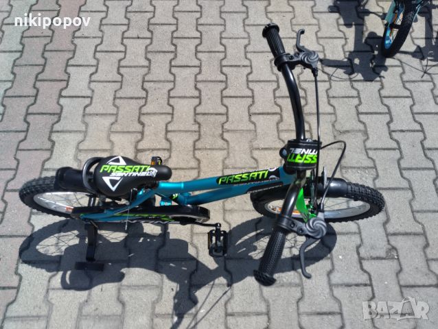 PASSATI Алуминиев велосипед 18" SENTINEL син, снимка 4 - Велосипеди - 45489876
