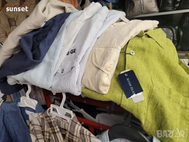 ЛЕНЕНИ мъжки ризи Tommy Hilfiger+..- различни размери и модели, снимка 7 - Ризи - 46446523