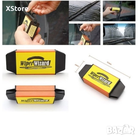 Стъклочистачка Wiper Wizard с 5 броя микрофибърни кърпички, снимка 9 - Аксесоари и консумативи - 52483060
