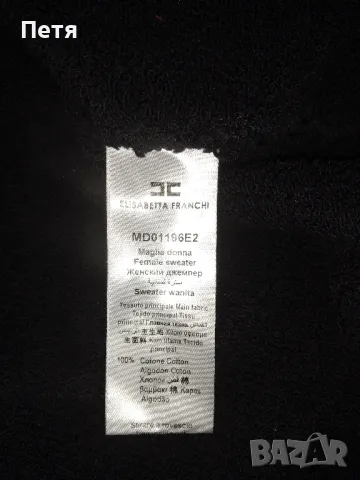 Дамска блуза Elisabetta Franchi, снимка 7 - Блузи с дълъг ръкав и пуловери - 49500937