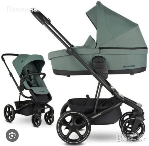 Детска количка  Easywalker Harvey 3 Forest Green, снимка 2 - Детски колички - 49284579