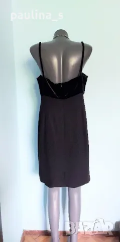 Два различни броя / Дизайнерска Рокля, за повод / коприна и кадифе , снимка 12 - Рокли - 28687167