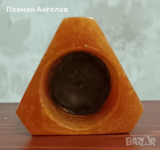 Моливник, държач за химикалки - Кехлибарен каталин, бакелит, снимка 6 - Антикварни и старинни предмети - 52094534