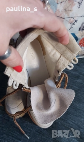 Два чифта / Маркови боти от естествен велур и кожа "Esprit" и "Mango" / N37, снимка 14 - Дамски боти - 42373805