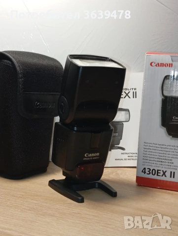 Светкавица Canon Speedlight 430 EX II, снимка 2 - Светкавици, студийно осветление - 53106627