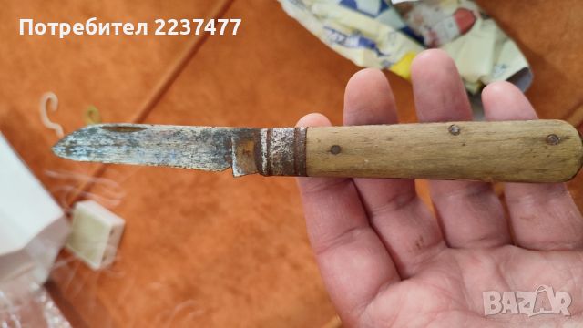 старо войнишко ножче сърп и чук , снимка 4 - Антикварни и старинни предмети - 45132232
