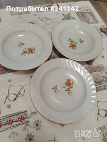 Три бели порцеланови сервиза за хранене, снимка 5 - Сервизи - 52593090
