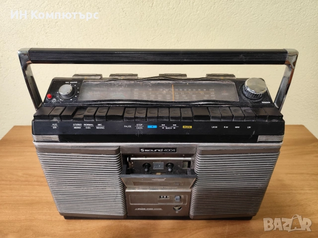 Продавам радиокасетофон Sound 4004, снимка 2 - Радиокасетофони, транзистори - 54271315