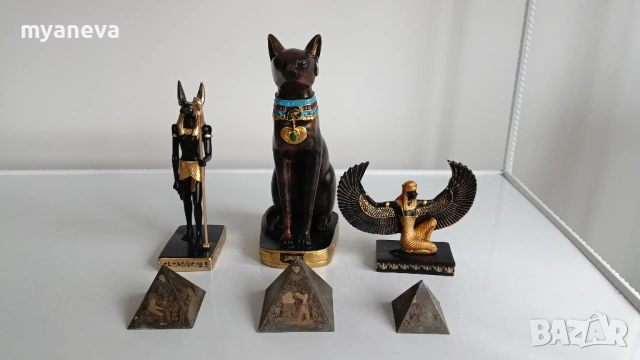 Изида, египетска  богиня на магията, брачната вярност, мъдростта , майчинството, снимка 5 - Статуетки - 53470900