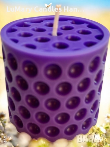 Свещ “Лавандула”, снимка 2 - Декорация за дома - 53223285