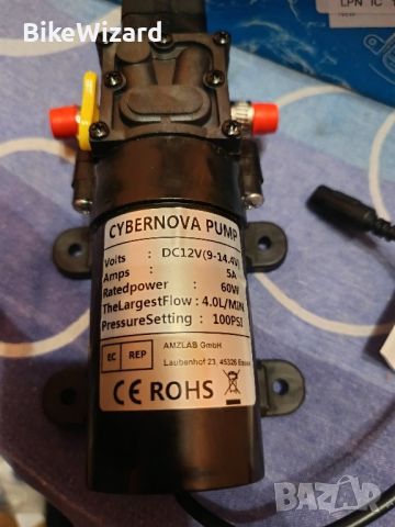 CYBERNOVA DC12V 100PSI 4.0L m диафрагмена помпа НОВА, снимка 3 - Градинска техника - 46401804