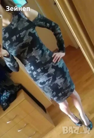 Рокля с войнишки мотив, снимка 3 - Рокли - 51890095