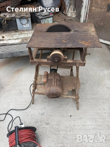 2103 монофазен циркуяляр с точило цена 140 евро  -монофазен 220 волта, 2,2 мотор, наличен диск за ря, снимка 3 - Други инструменти - 53926333