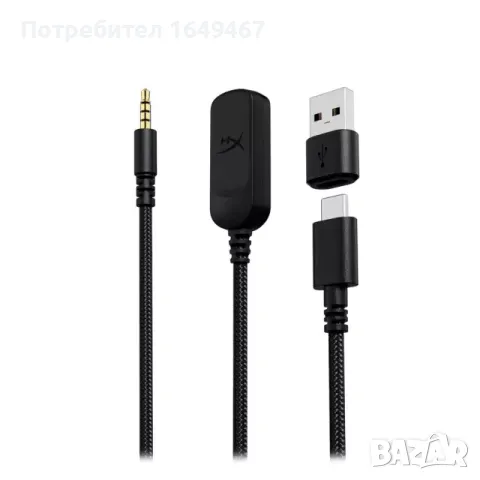 Слушалки Gaming HyperX Cloud III, Черни, снимка 4 - Слушалки и портативни колонки - 48356068