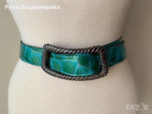 Тюркоазено син шал от коприна, пашмина, памук/ ралични видове, снимка 8 - Шалове - 47418018