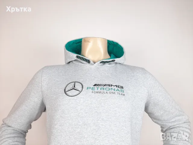 Mercedes AMG Logo Hoodie - Оригинален мъжки суитшърт размер S, M, снимка 10 - Суичъри - 48891458