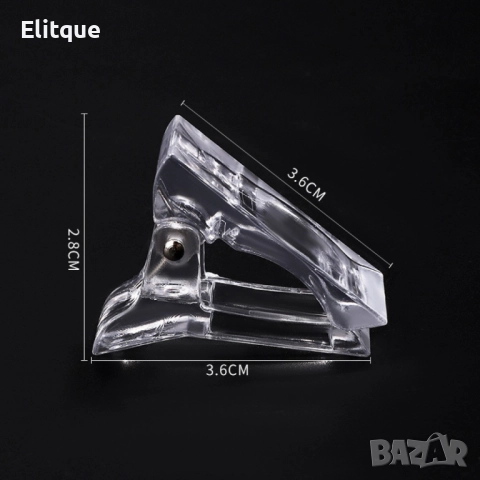 Пластмасов инструмент, щипка за фиксиране и изгрждане на маникюри - 1бр, снимка 3 - Други - 52894980