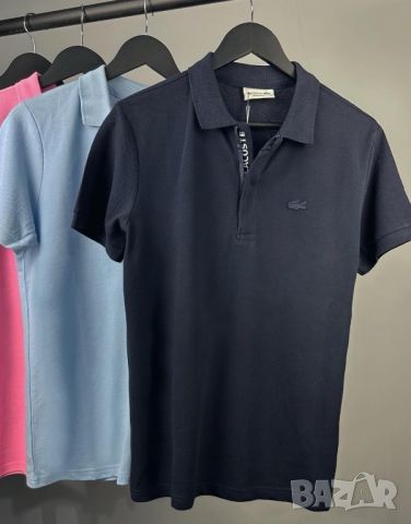 Lacoste мъжка тениска с яка 6  цвята , снимка 8 - Тениски - 40371630